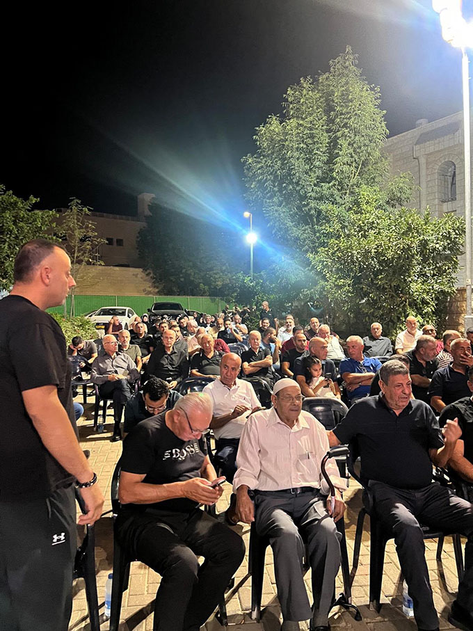 المئات يجتمعون في جلجولية وصوت الناس حاضر بقوة